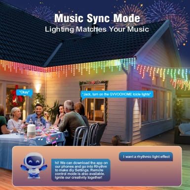 LED圣诞灯 - HCP182-蓝牙款冰条灯